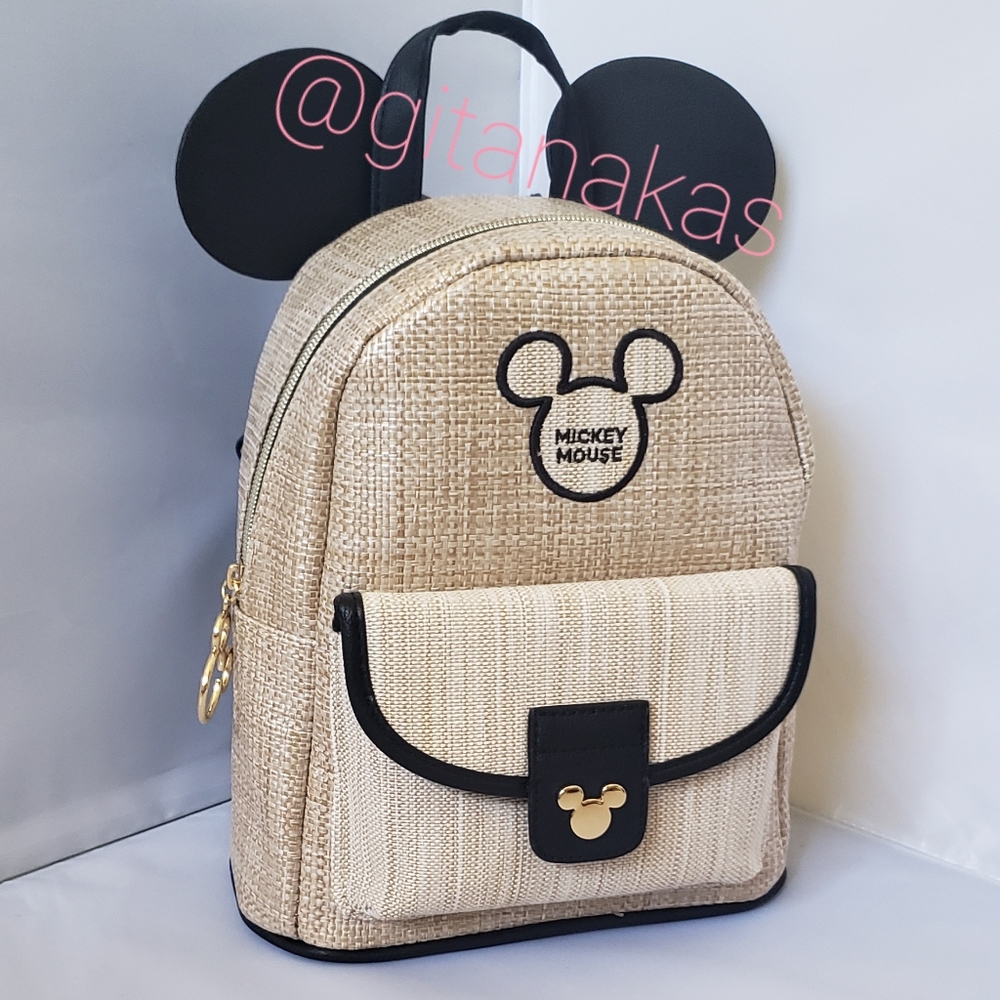 Disney Mickey Ears Woven Backpack